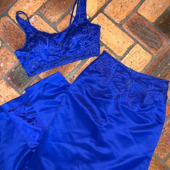 Vintage Y2K Prom Dress 2 piece - Picture 2 of 8